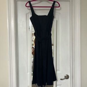 Black tank dress that flares